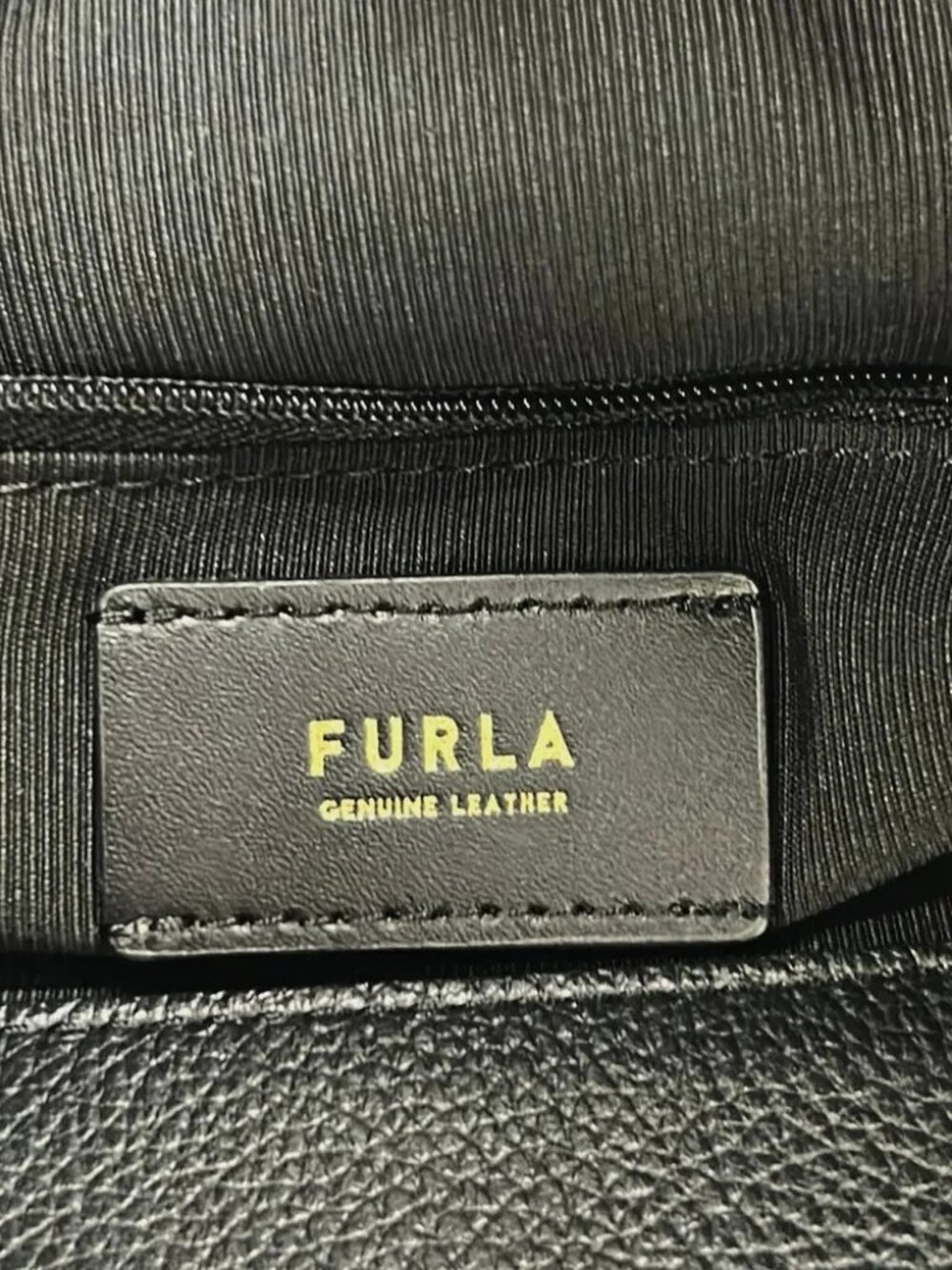 FURLA Primula Black Leather Tote Bag - Picture 9 of 10